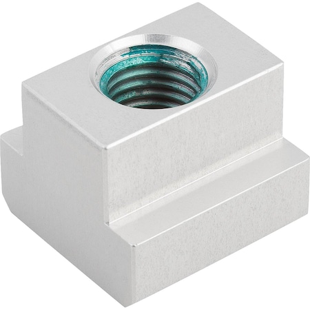 Kipp Nut DIN508, D=M04, Nb=6, Aluminum Silver K0377.204